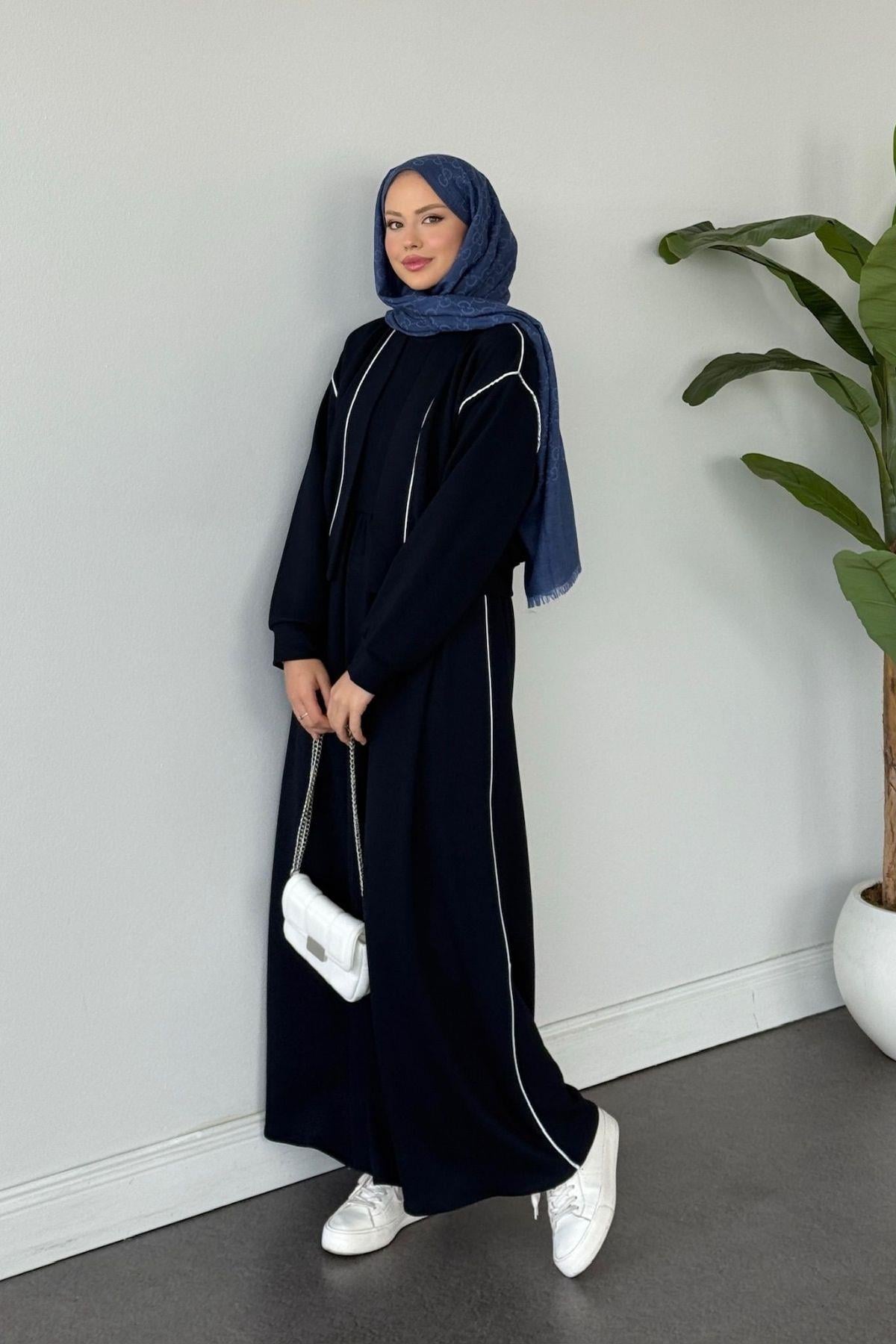 Syon Jileli Pamuklu Elbise Lacivert, Fiyatları Syon Jileli Pamuklu Elbise Lacivert Haza Moda 