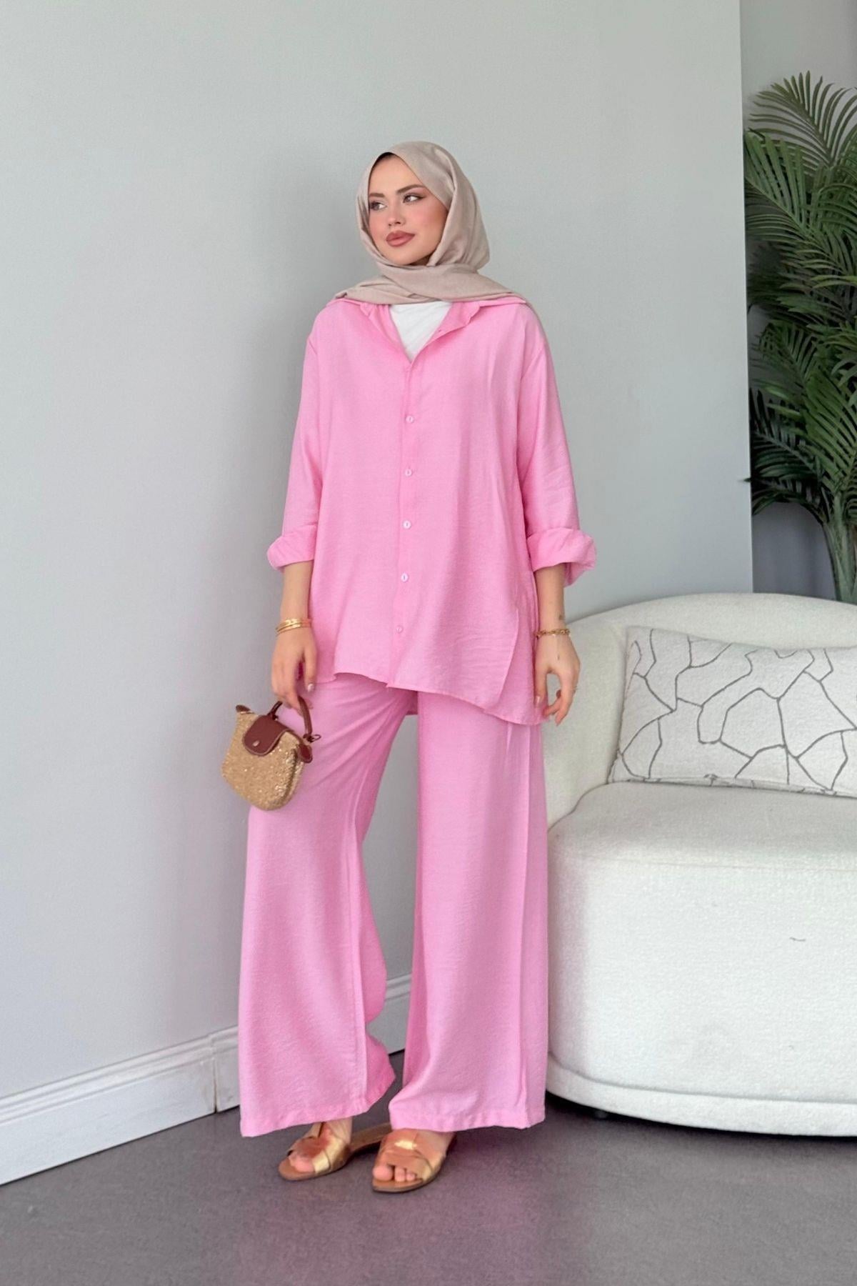 Yalıkavak İkili Takım Pembe, Fiyatları Yalıkavak İkili Takım Pembe - Haza Moda 