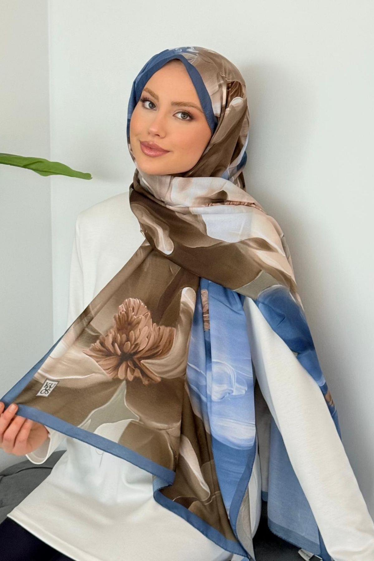 Yasemin Dijital Şal Mavi, Fiyatları 