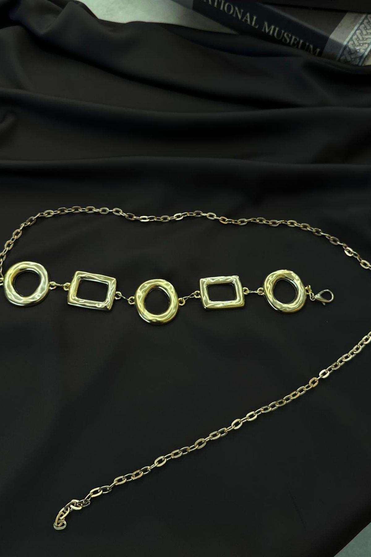 Zincir Kare Gold Kemer, Fiyatları 