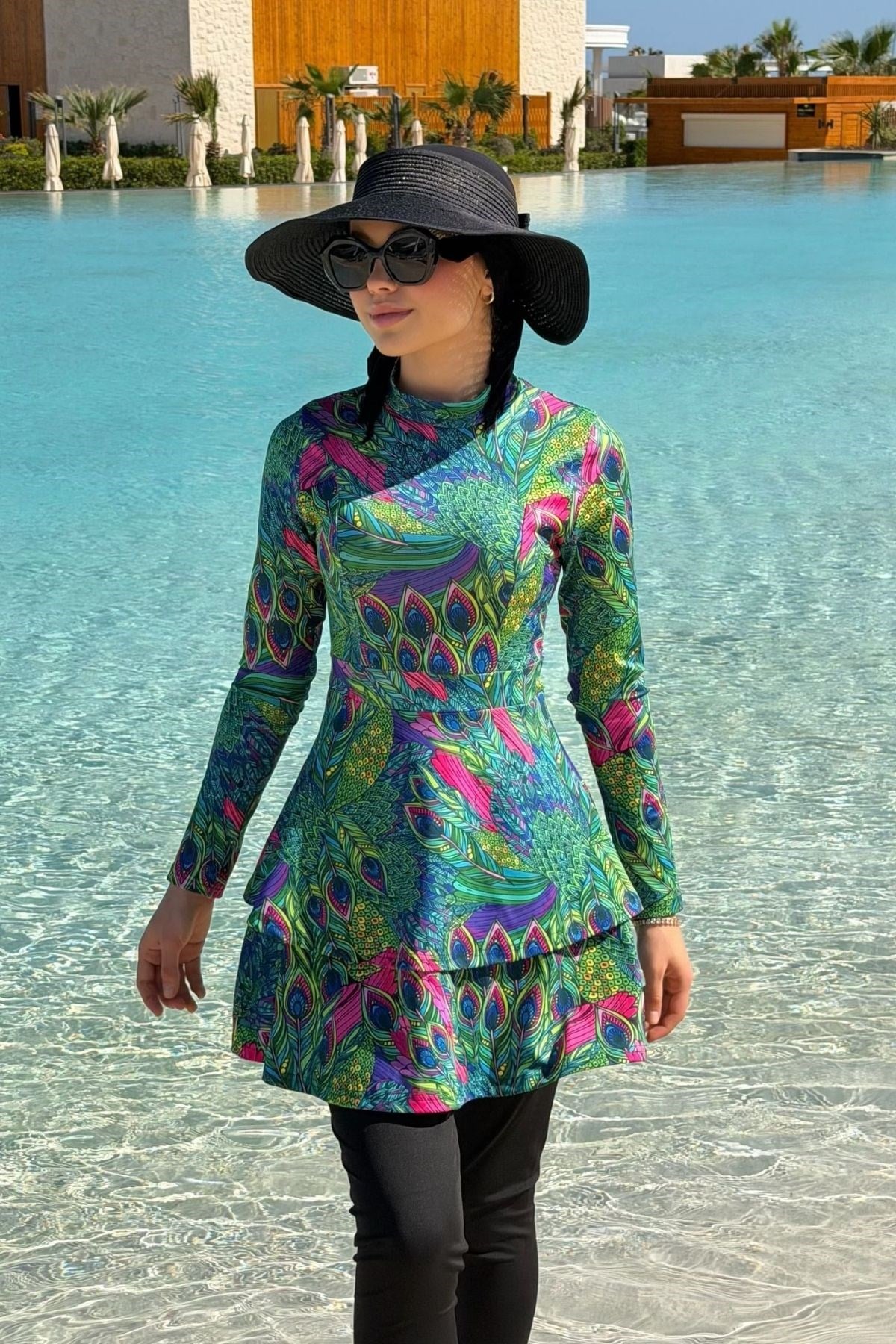 Züleyha Desenli Mayo Fuşya, Fiyatları Züleyha Desenli Mayo Fuşya | Haza Moda