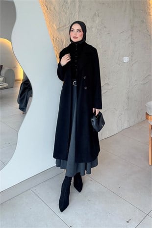 Düşes Kaşe Kaban Siyah, Fiyatları 