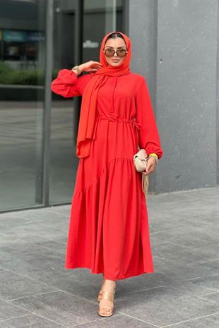Leydi Airobin Elbise-NAR ÇİÇEĞİ, Fiyatları Katkat Cotton Elbise-PEMBE – Haza Moda | Tesettür Giyim 