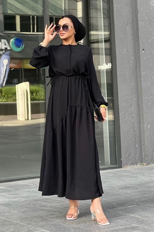 Leydi Airobin Elbise-SİYAH, Fiyatları Katkat Cotton Elbise-PEMBE – Haza Moda | Tesettür Giyim 