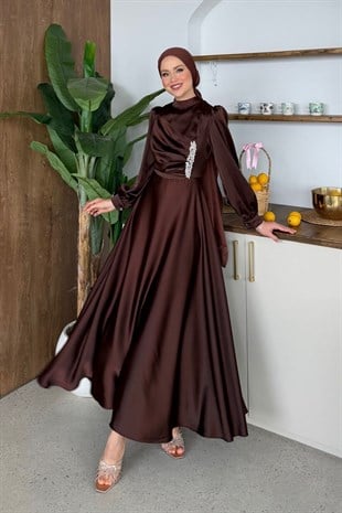 Mihrimah Saten Abiye Kahve, Fiyatları 