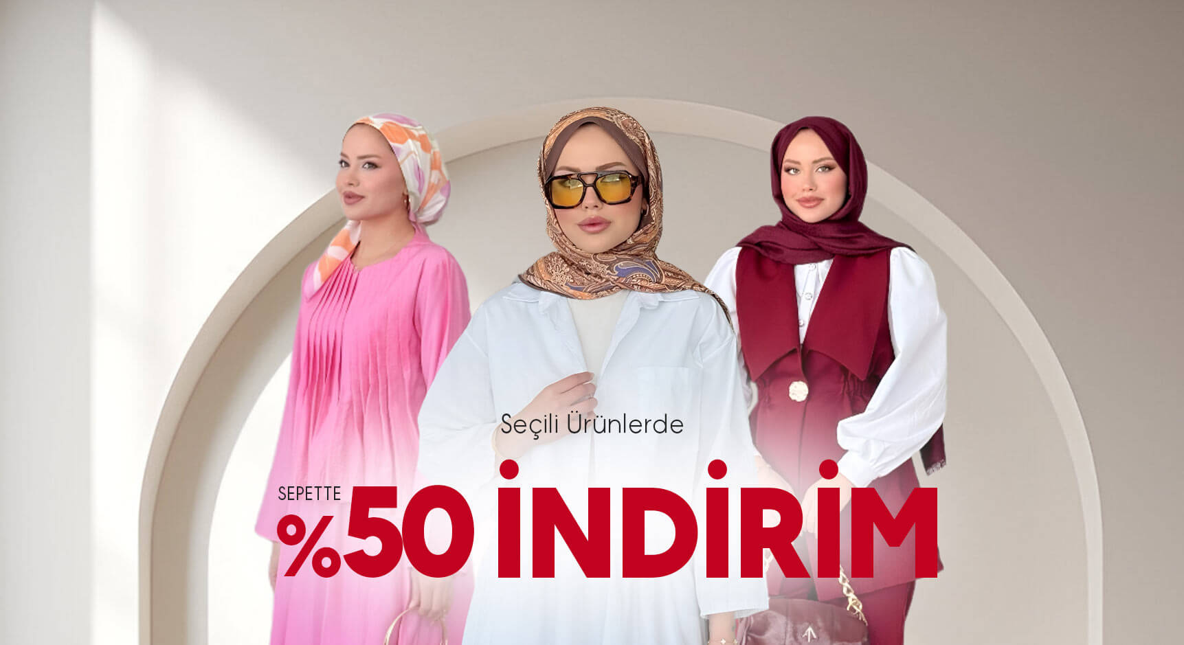 SEPETTE %50 NET İNDİRİM