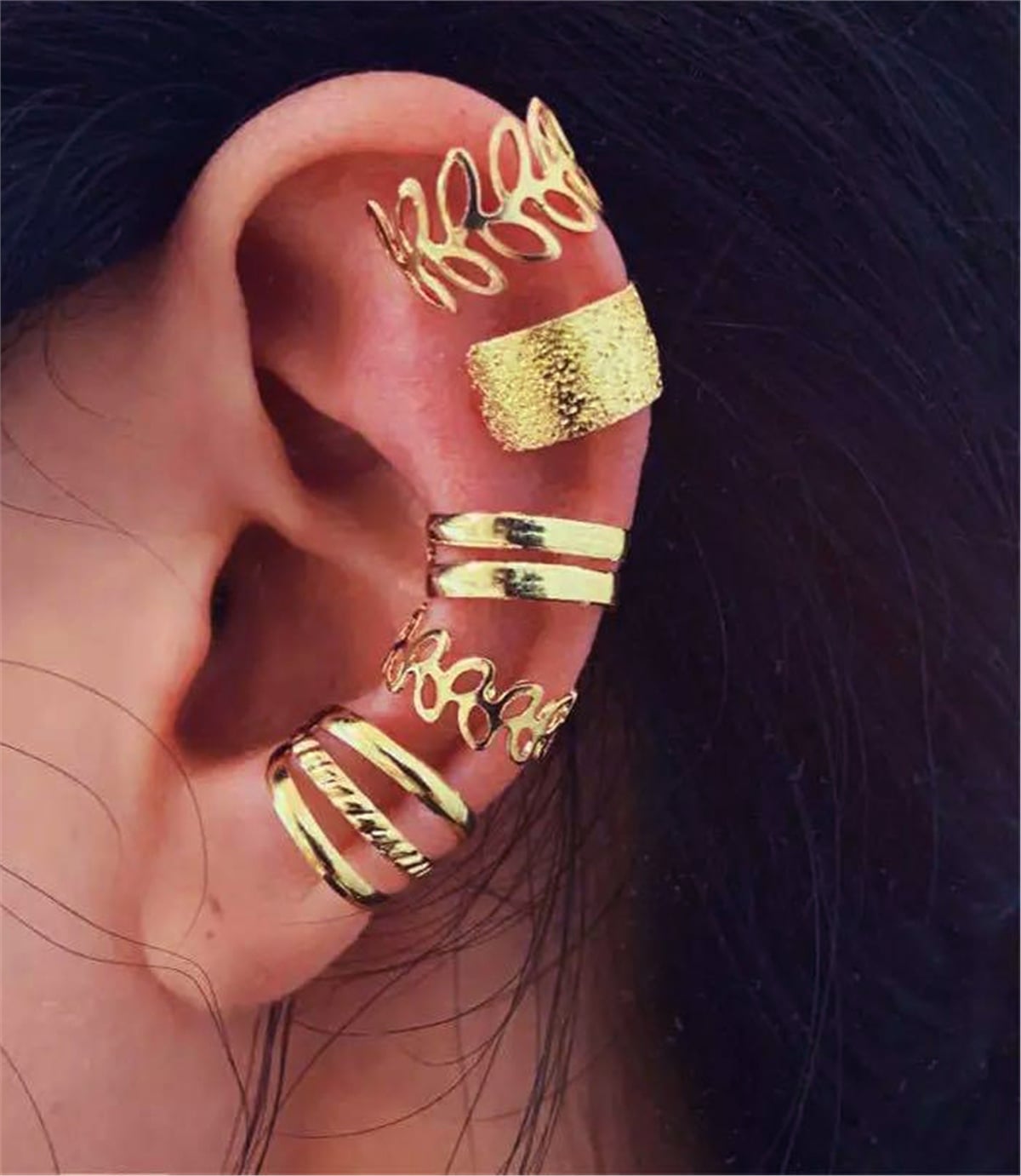 5li Piercing Küpe Seti