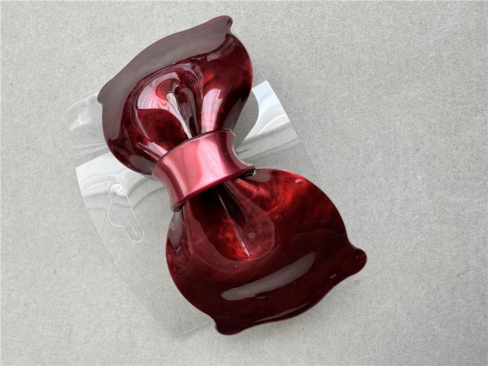 Bordo Büyük Fiyonk Otomatik Toka