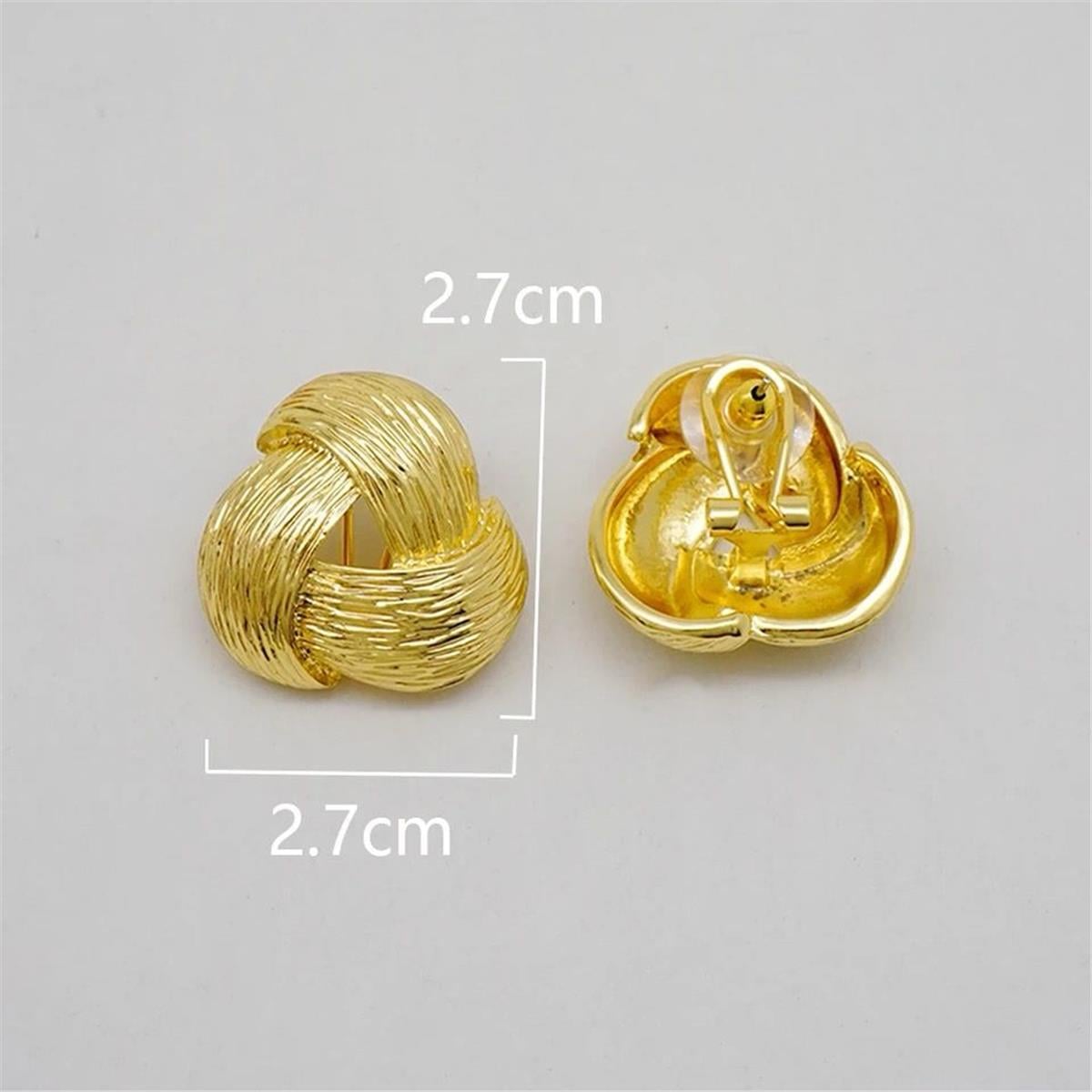 Büyük Gold Vintage Küpe