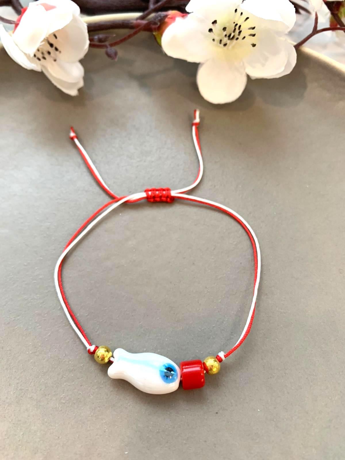 Cam Balık Figürlü Marteniçka Bileklik