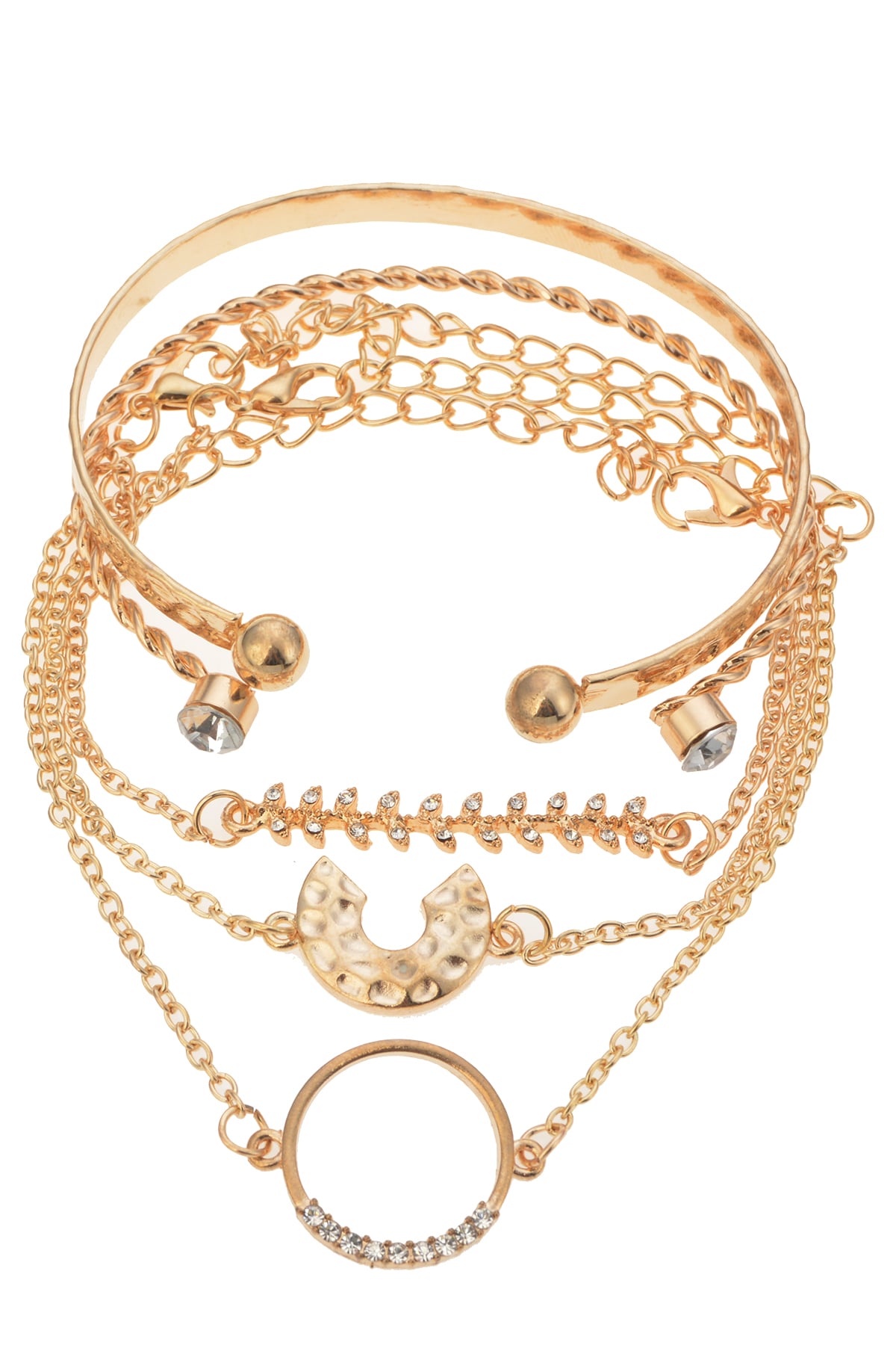 Çoklu Gold Bileklik