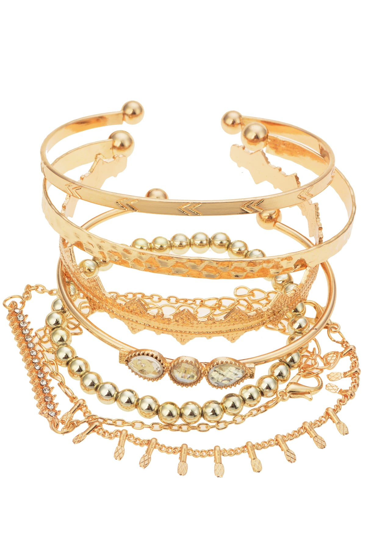 Çoklu Gold Bileklik