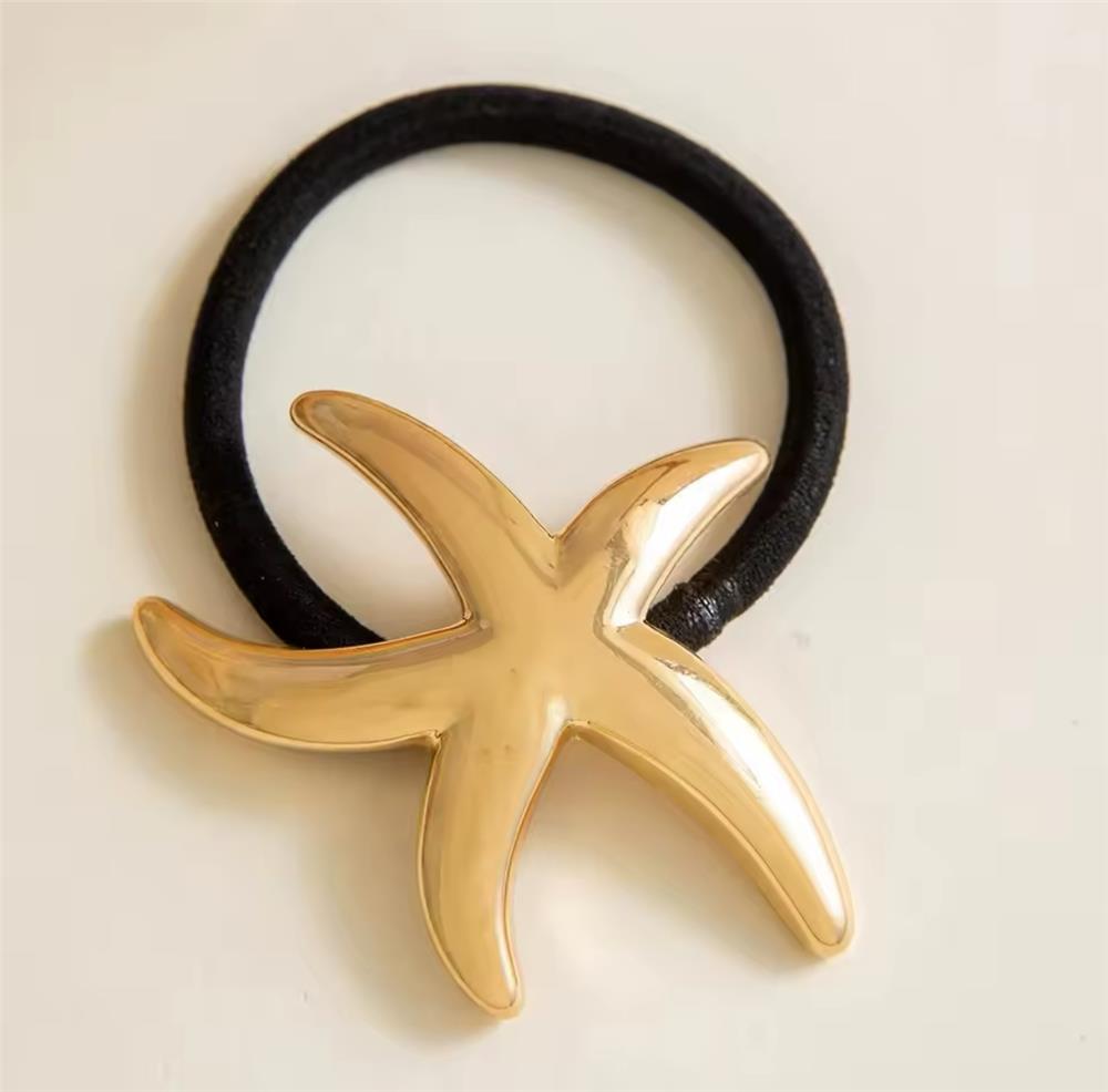 Gold Deniz Yıldızlıü Lastik Toka