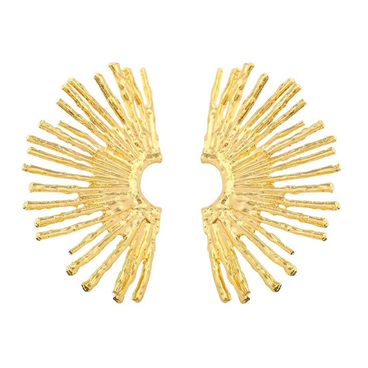 Gold Saçaklı Küpe