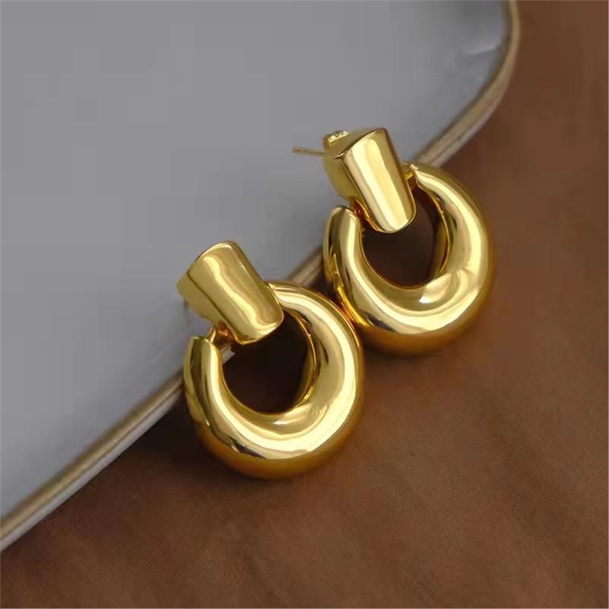 Gold Vintage Küpe