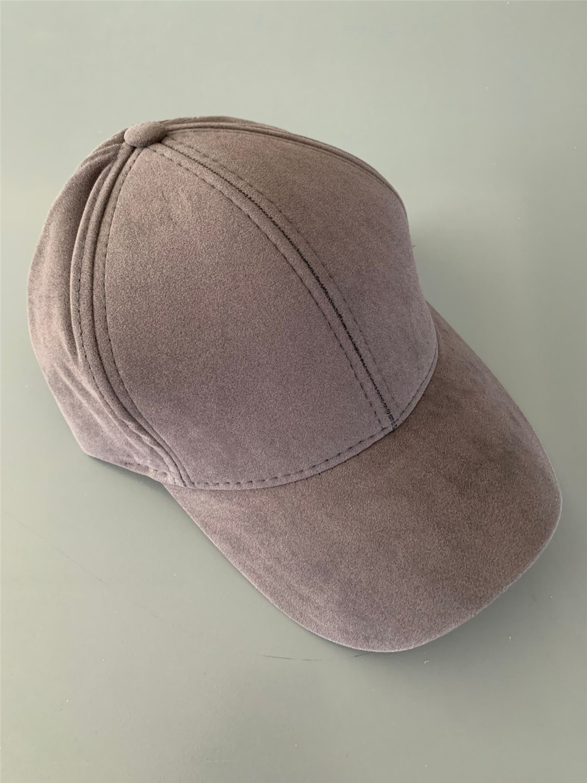 Gri Suet Cap Şapka
