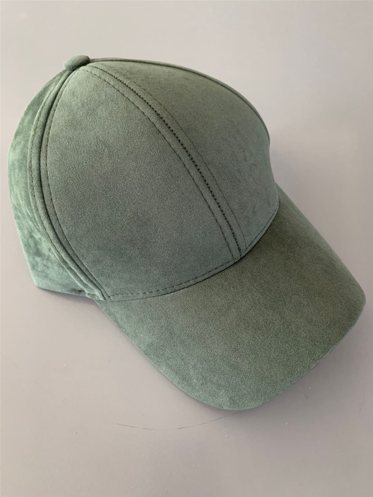 Haki Suet Cap Şapka