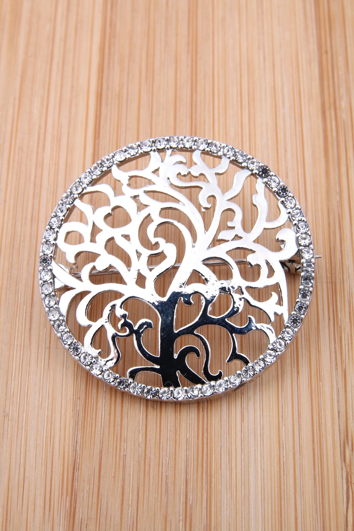 Hayat Ağacı Silver Broş