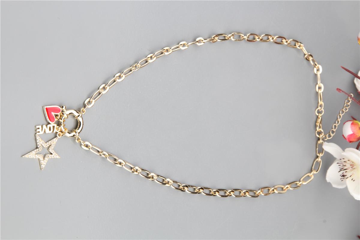 Kalp Yıldız Love Charm Kolye