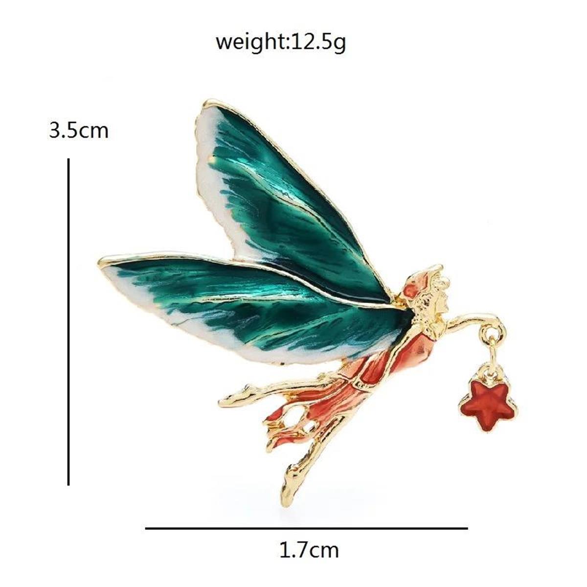 Kanatlı Melek Broş