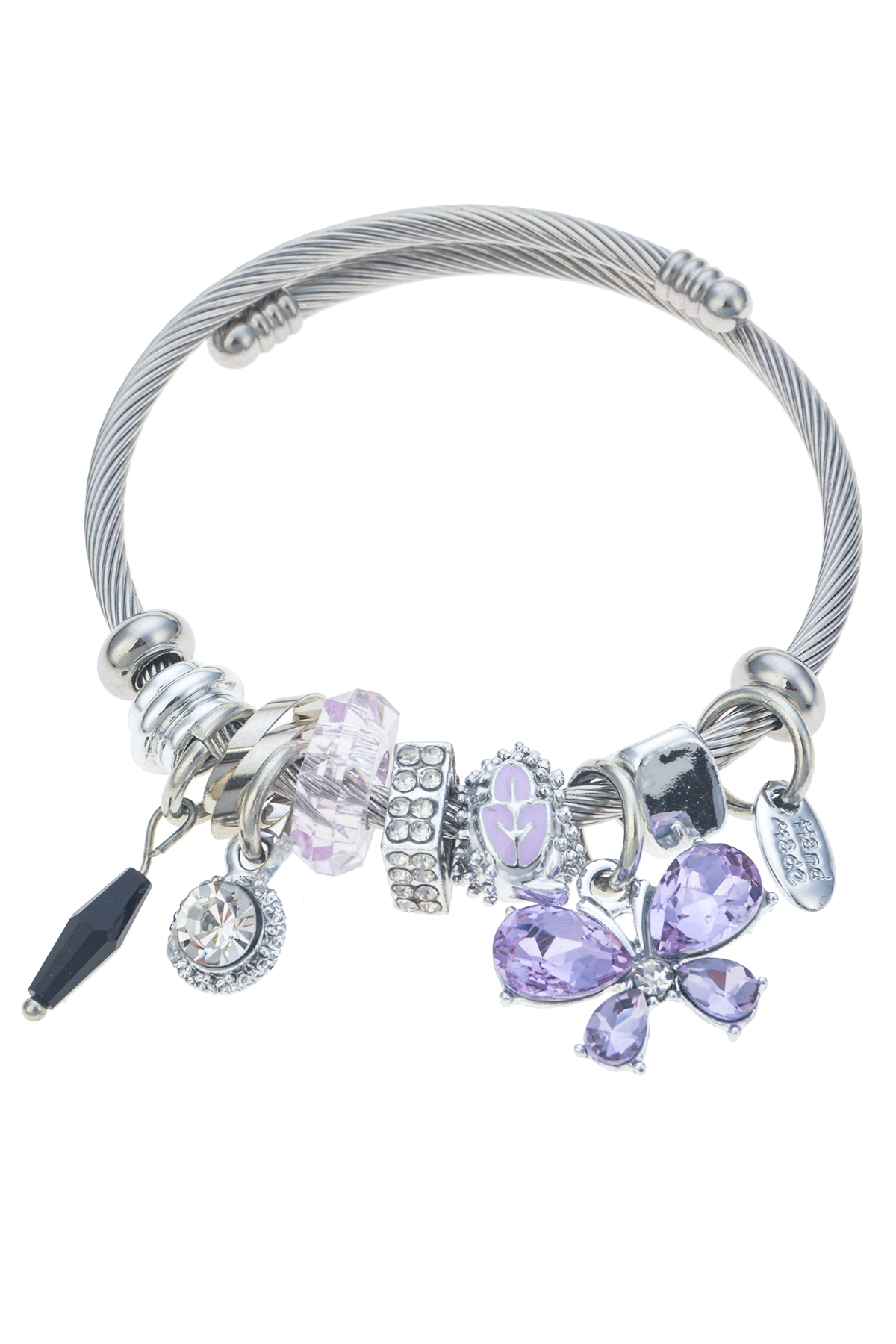 Kelebek Figürlü Silver Bileklik