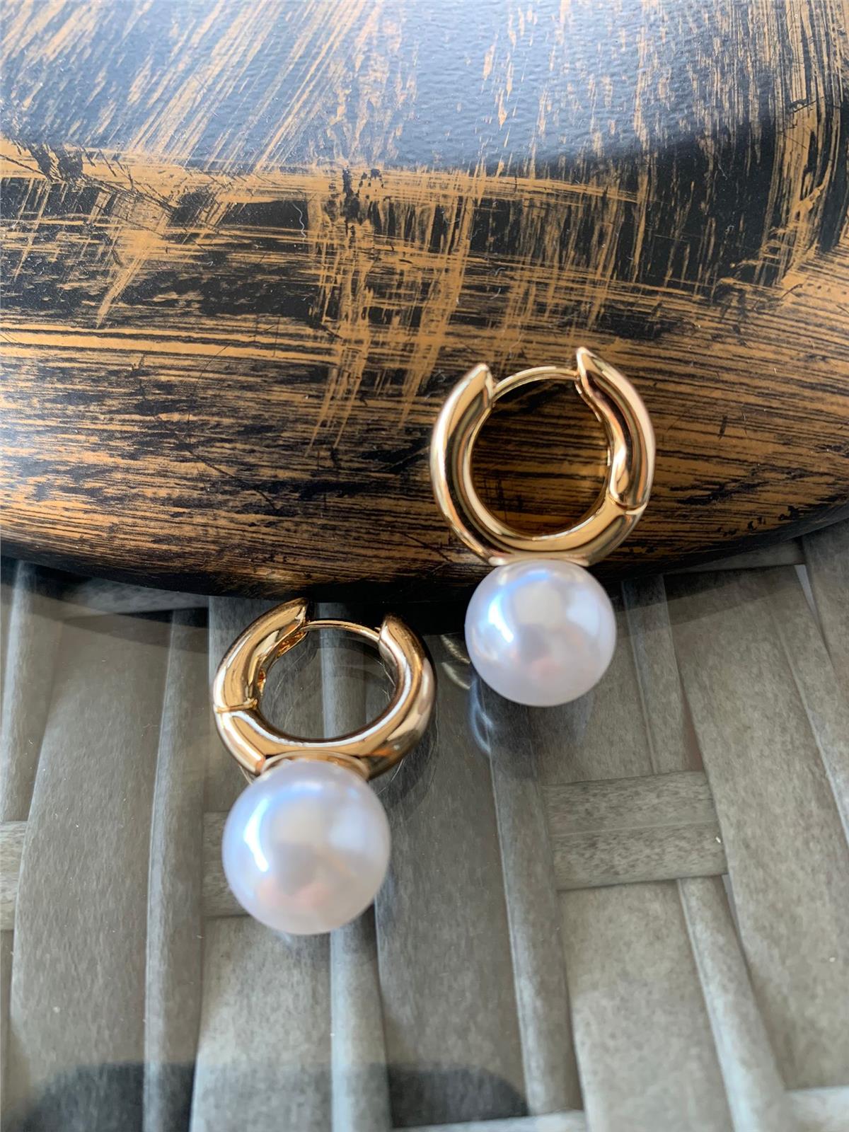 Kristalli Çift Taraflı Şık Üçgen Küpe