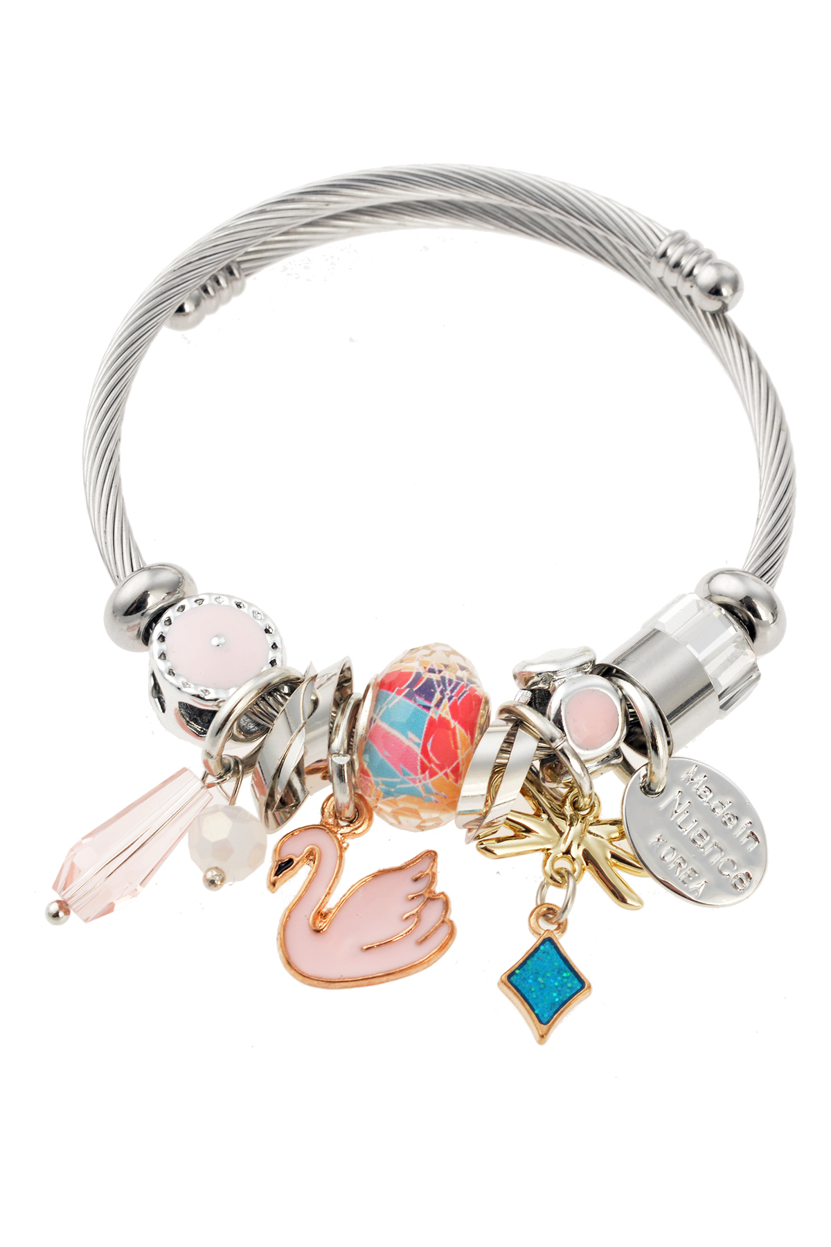 Kuğu Figürlü Silver Bileklik