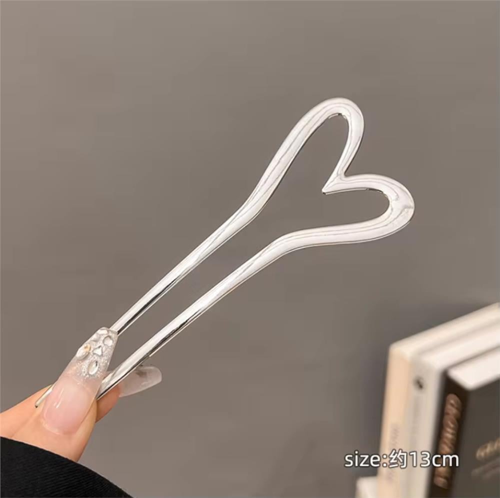 Silver Kalp Japon Topuz Çubuk Toka