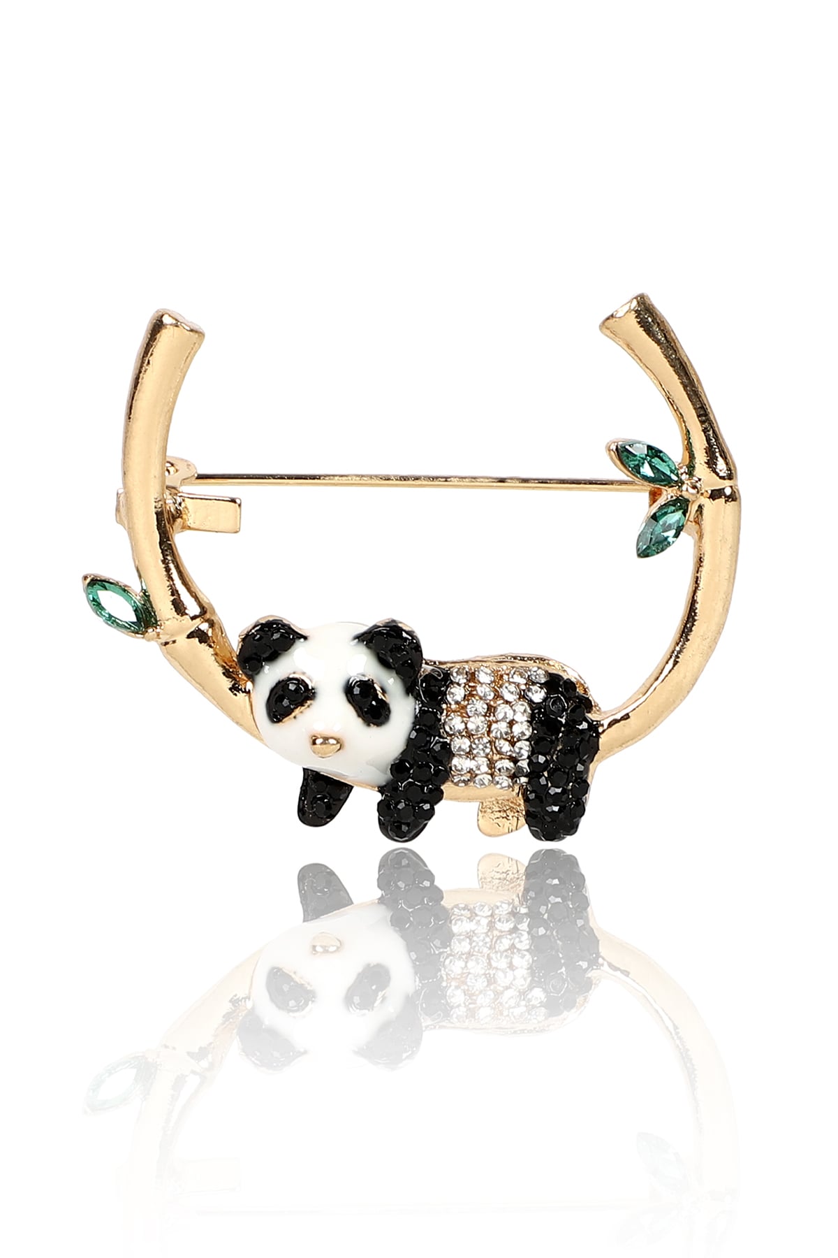 Siyah Panda Broş