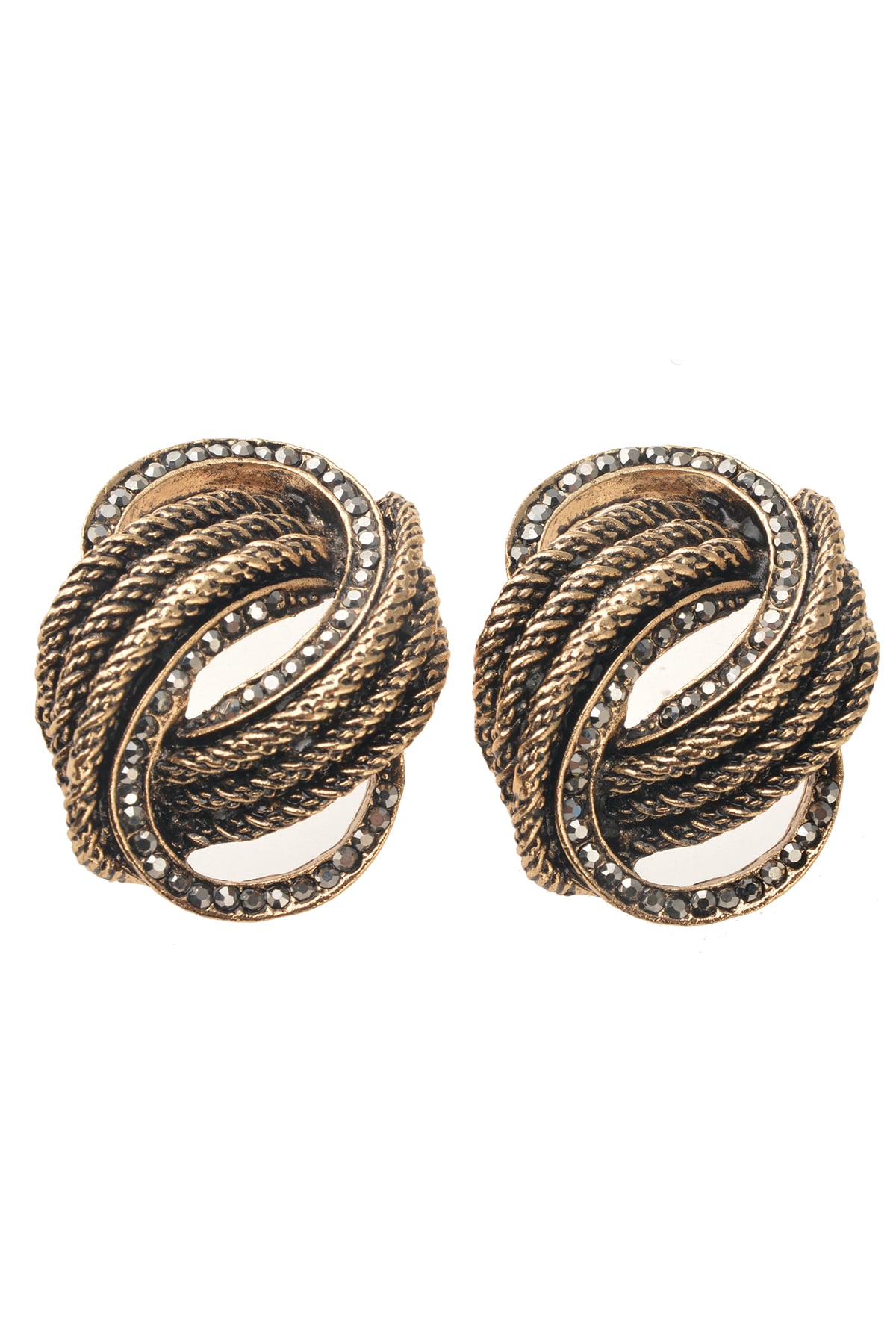 Taşlı Vintage Küpe