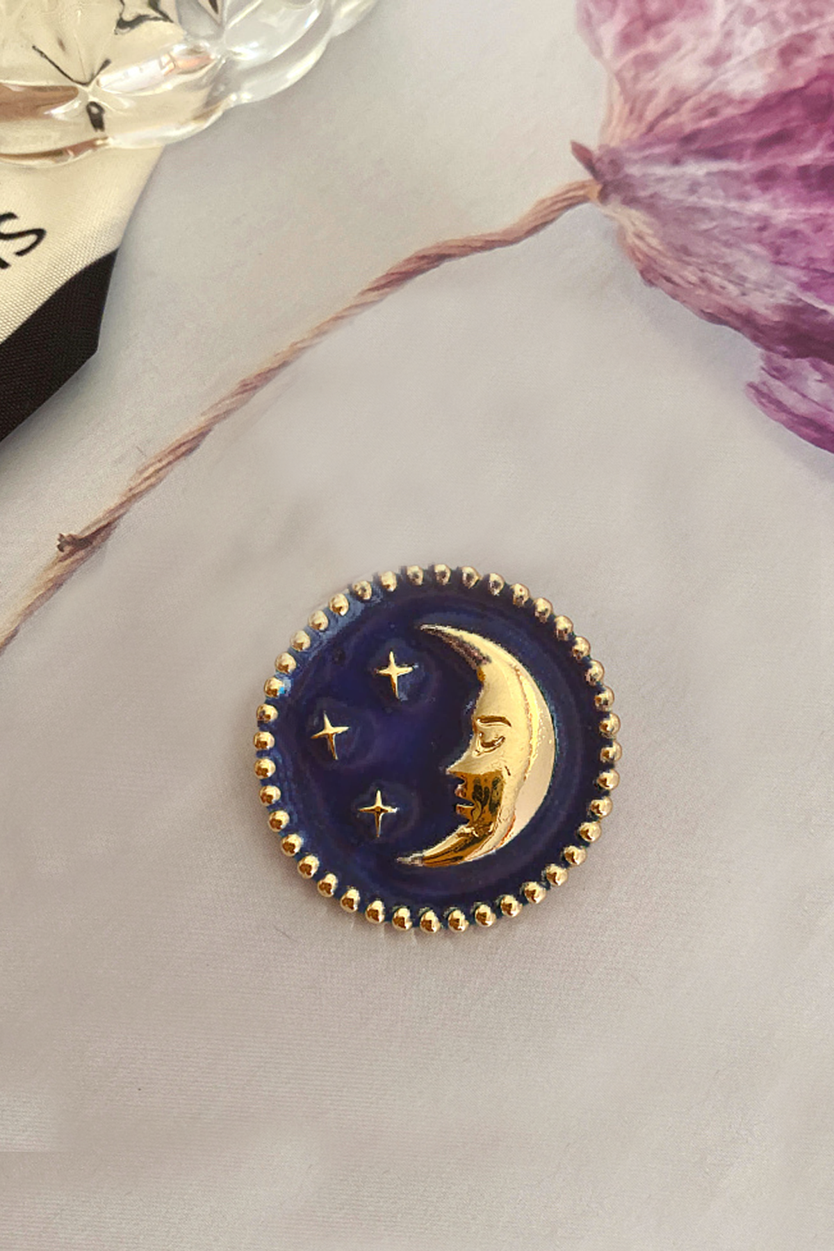 Ay ve Yıldızlar Broş