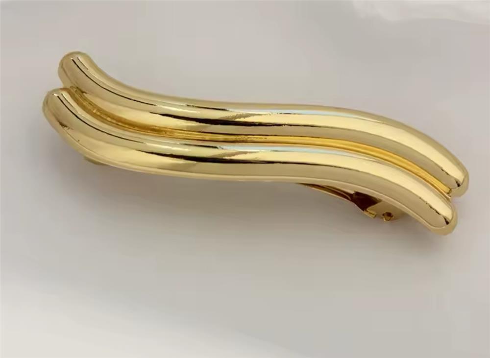 Gold Dalgalı Otomatik Toka