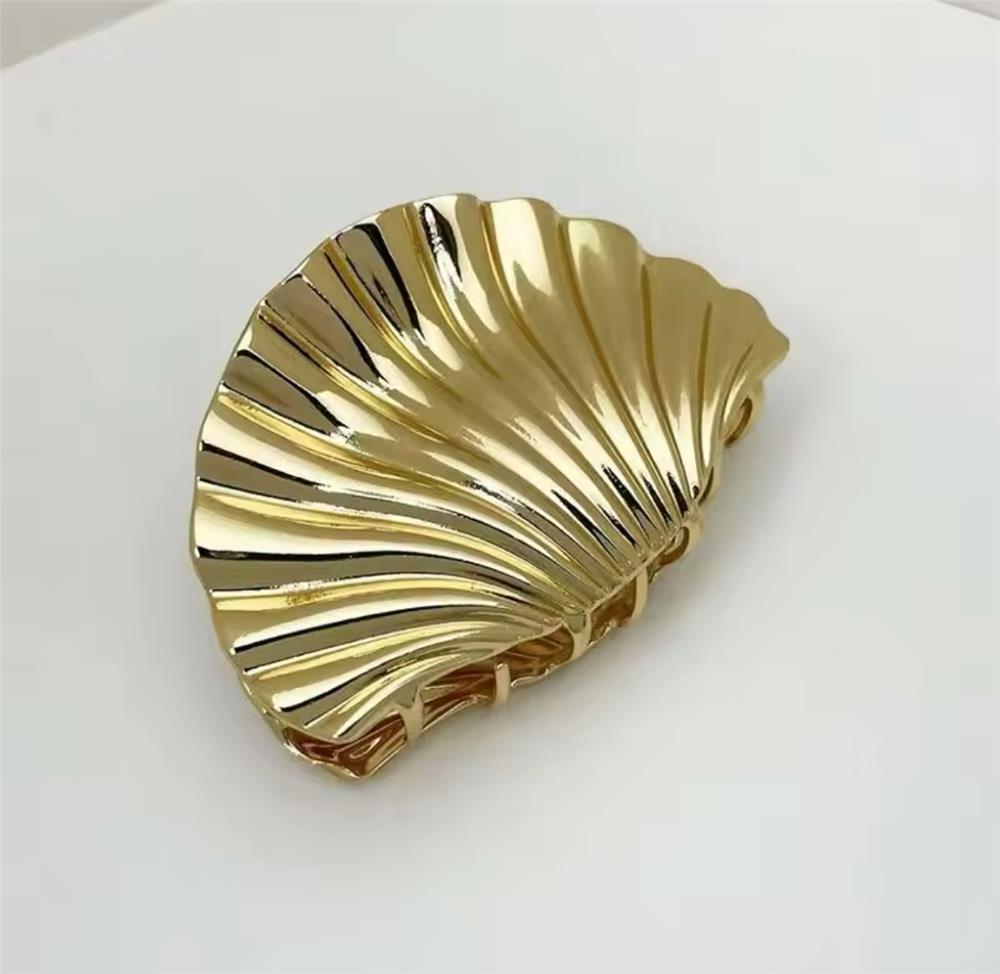 Gold Midye Büyük Boy Mandal Toka