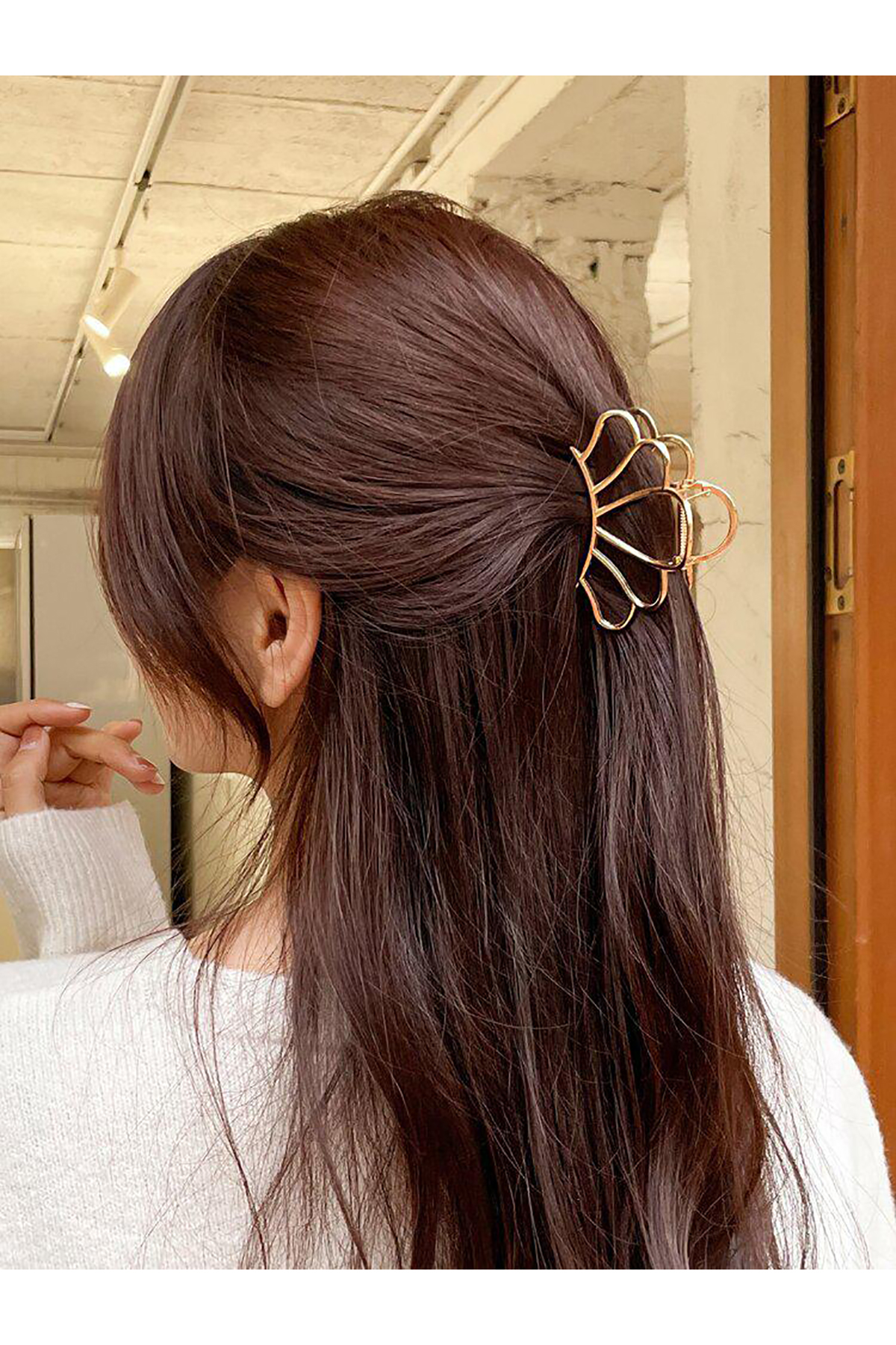 Gold Renk Crown Mandal Toka