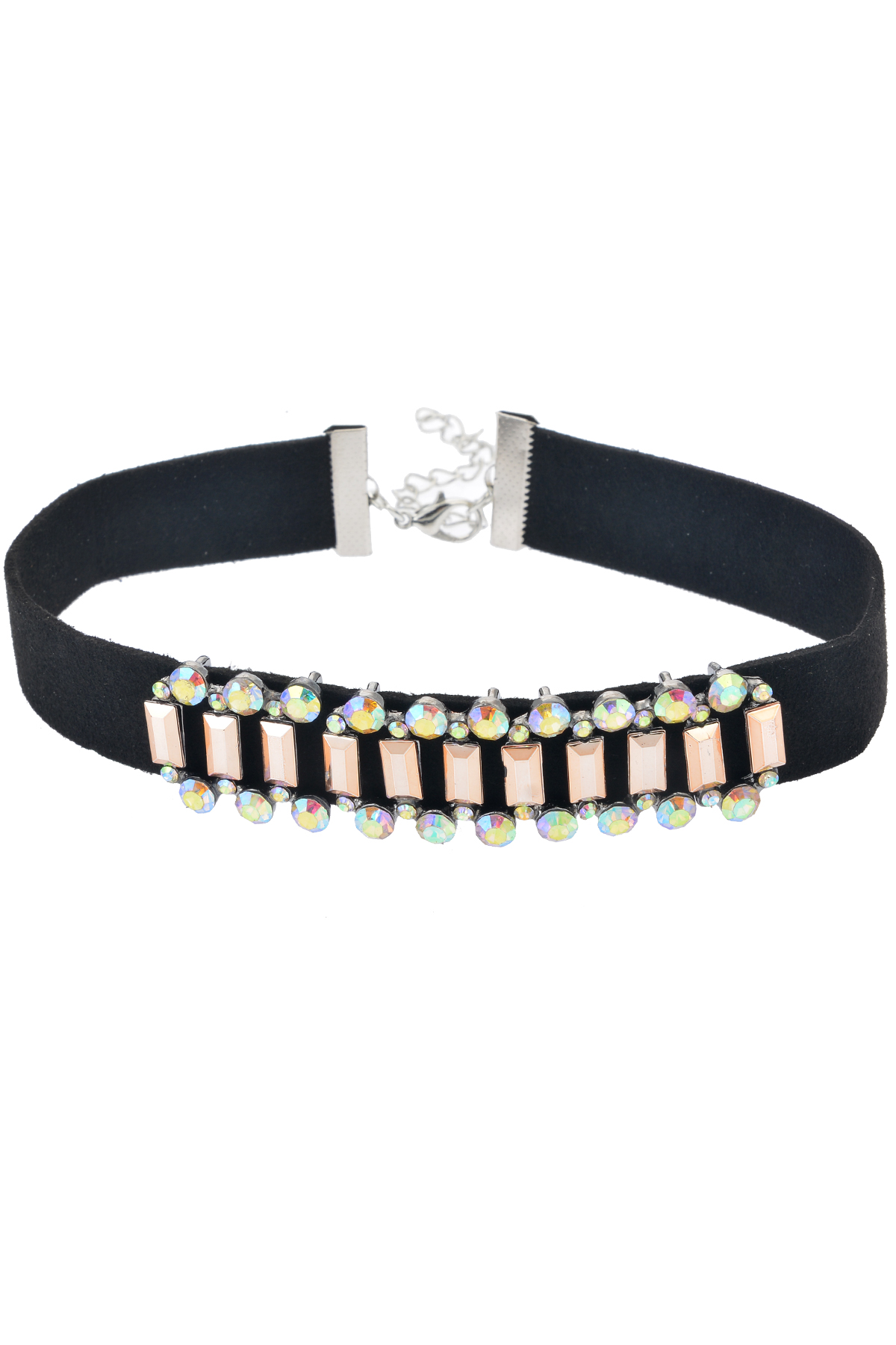 Gold Taşlı Choker Kolye