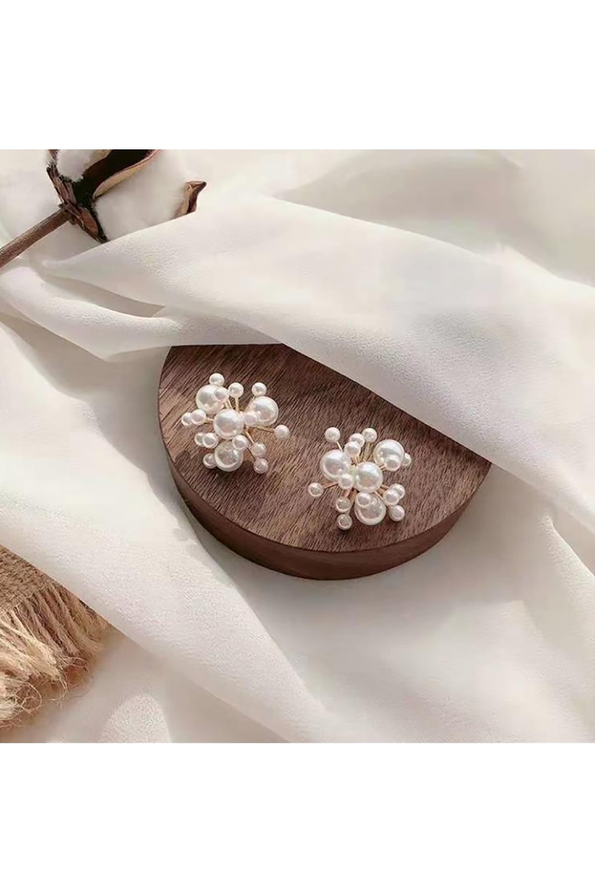 inci saçaklı küpe