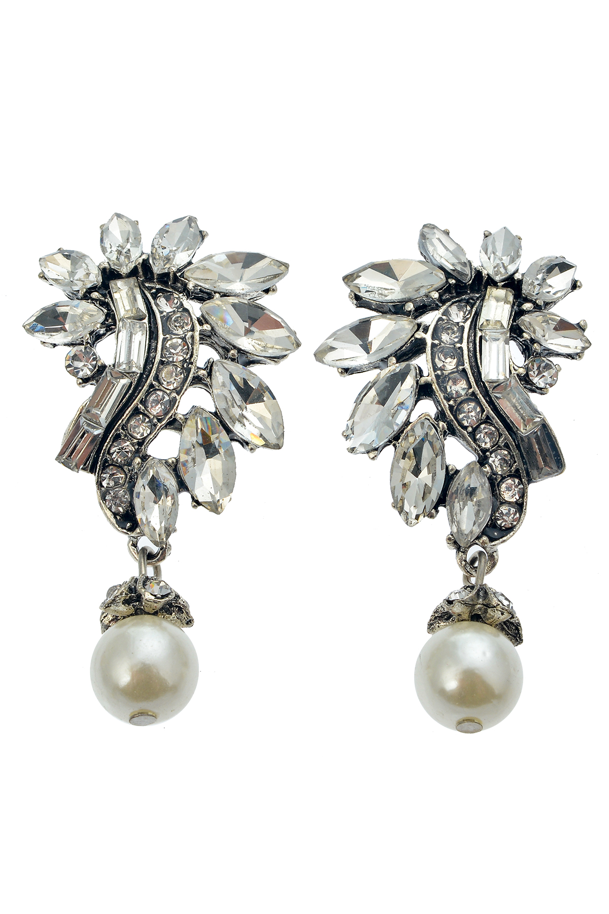 İncili Taşlı Küpe