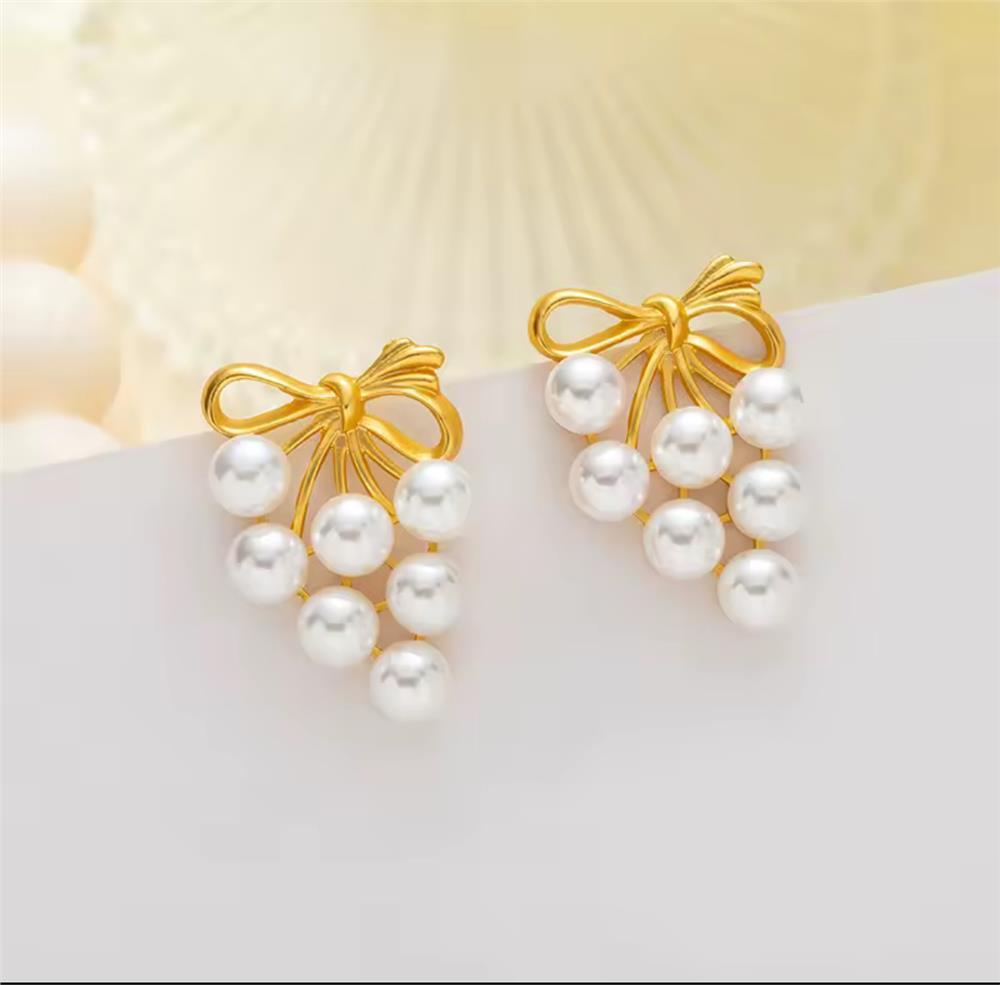 İncili Üzüm Küpe