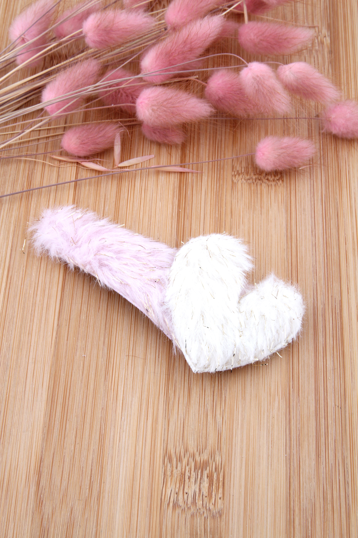 Kalpli Çıtçıt Peluş Toka