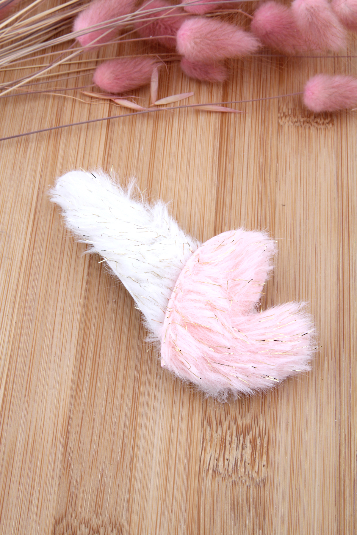 Kalpli Çıtçıt Peluş Toka