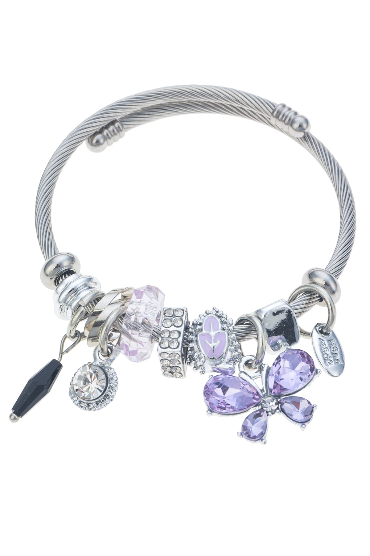 Kelebek Figürlü Silver Bileklik