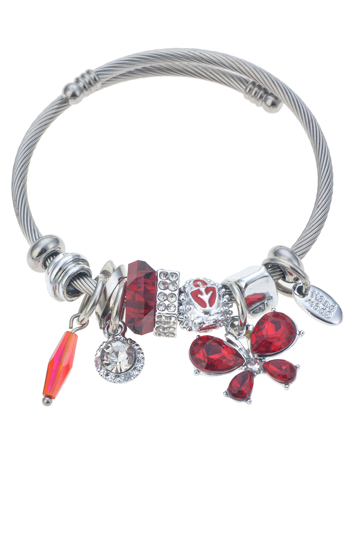 Kelebek Figürlü Silver Bileklik