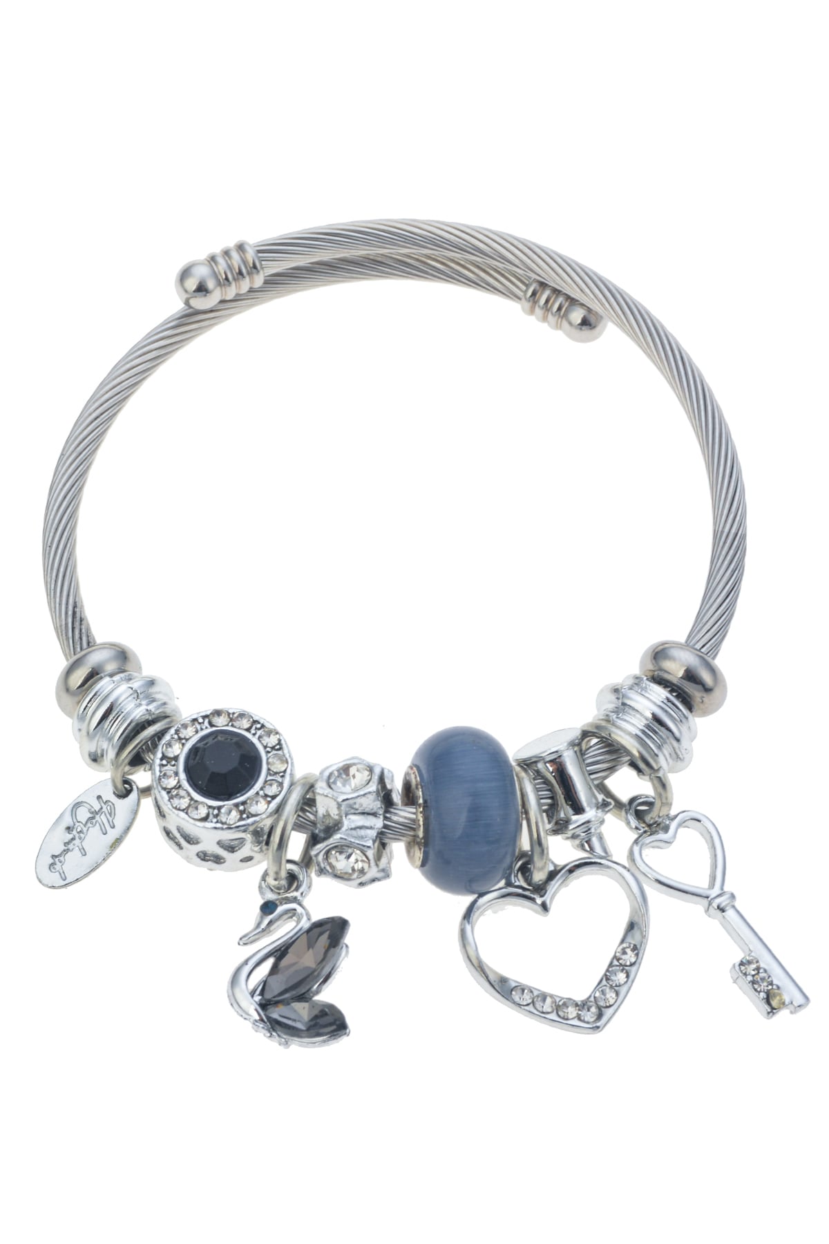 Kuğu Figürlü Silver Bileklik