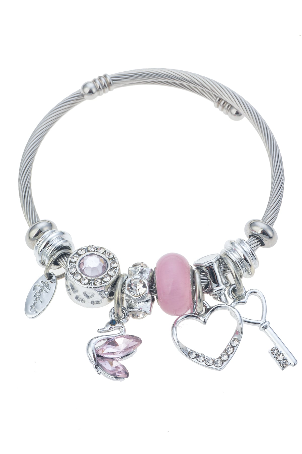 Kuğu Figürlü Silver Bileklik