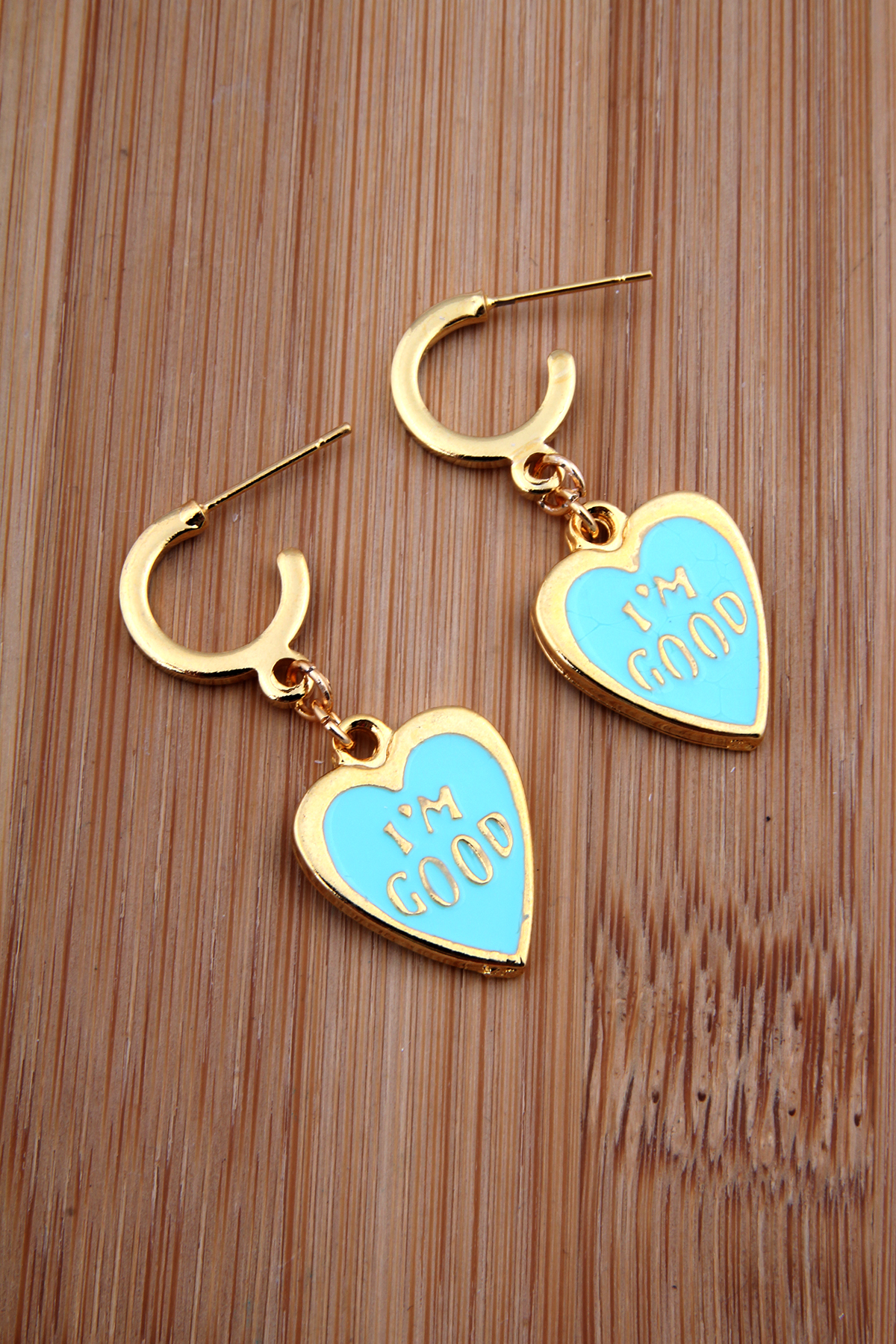 Mint I'm Good Kalp Halka Küpe