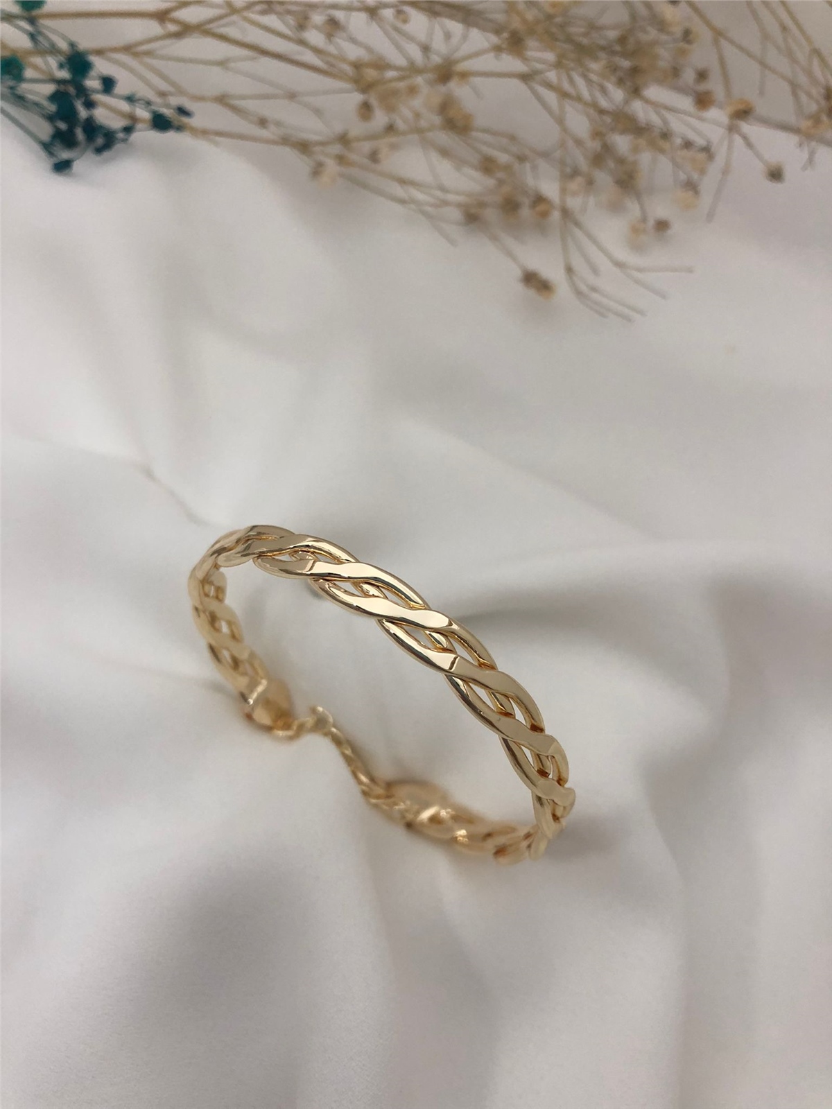 Örgü Sarmal Kelepçe Bileklik