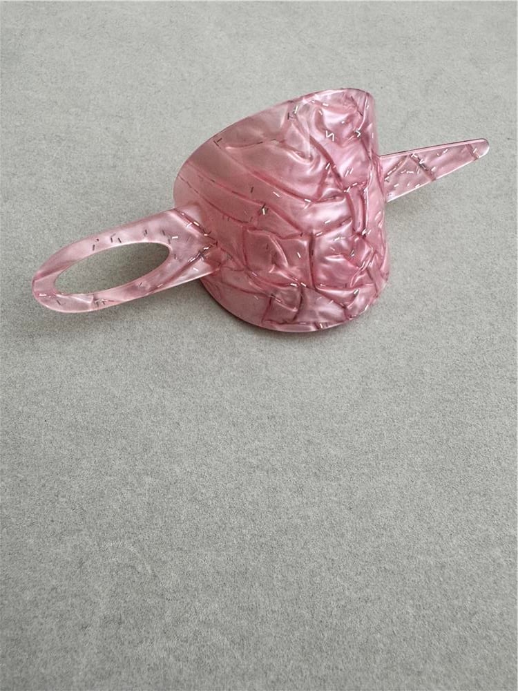 Pembe simli Kemik Topuz Çubuk Toka