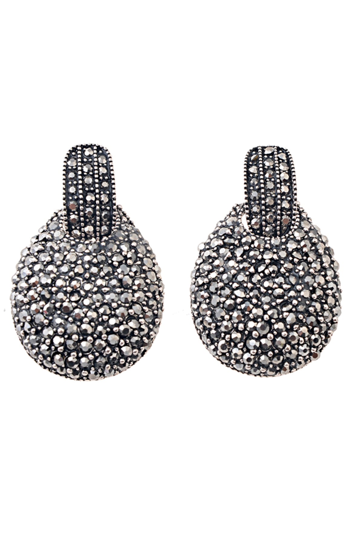 Silver Taşlı Küpe