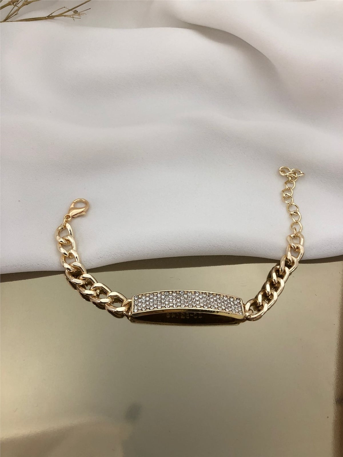 Taşlı Künye Bileklik