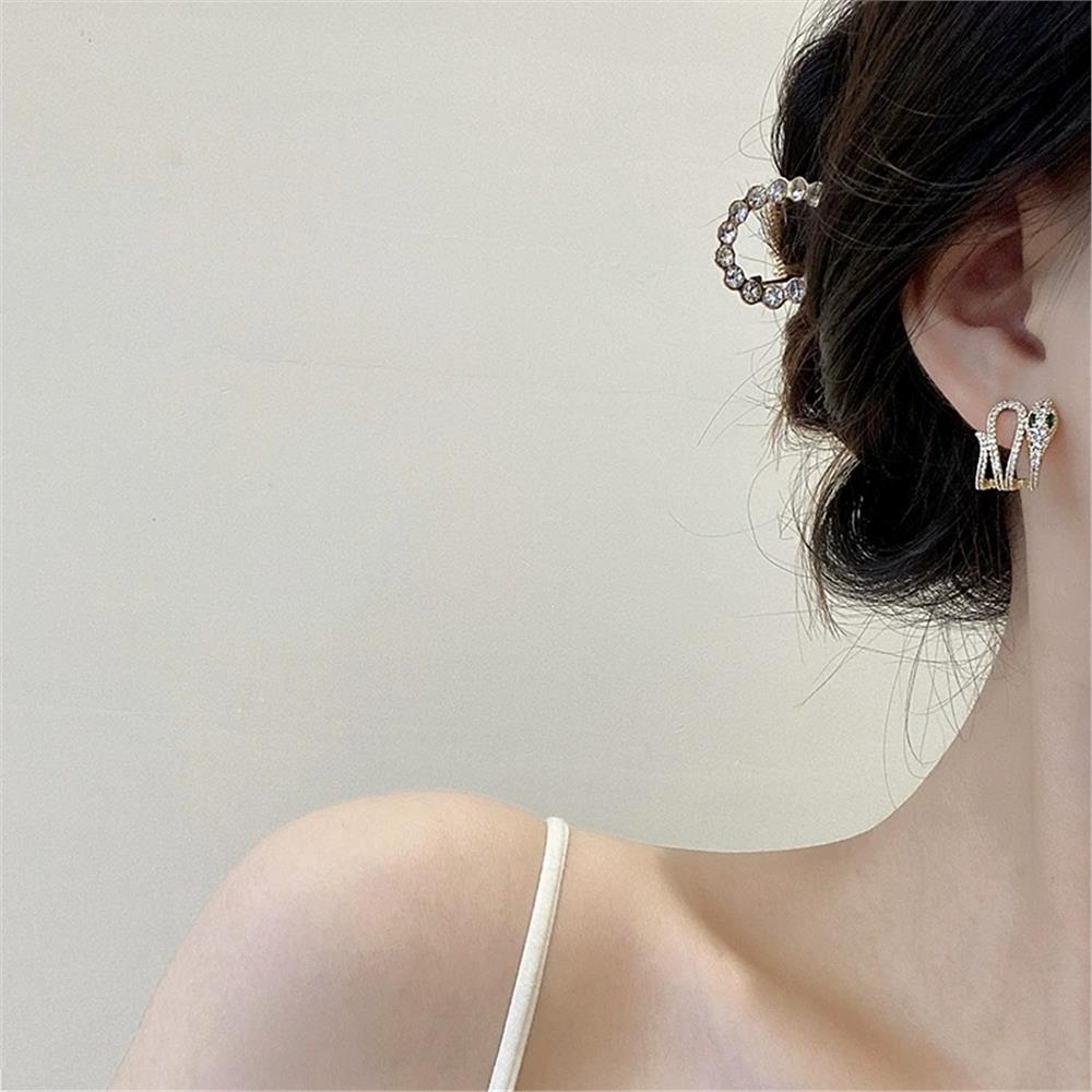 Taşlı Yılan Küpe